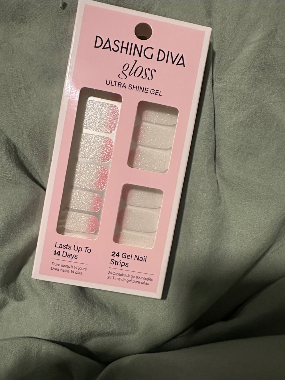 4/$15 Dashing diva Gloss Ultra Shine Gel Nail Strips - mini skirt